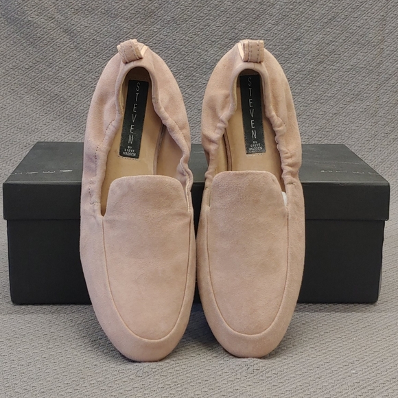 Steve Madden Darsha Suede Loafer Blush 7.5 - Picture 4 of 11